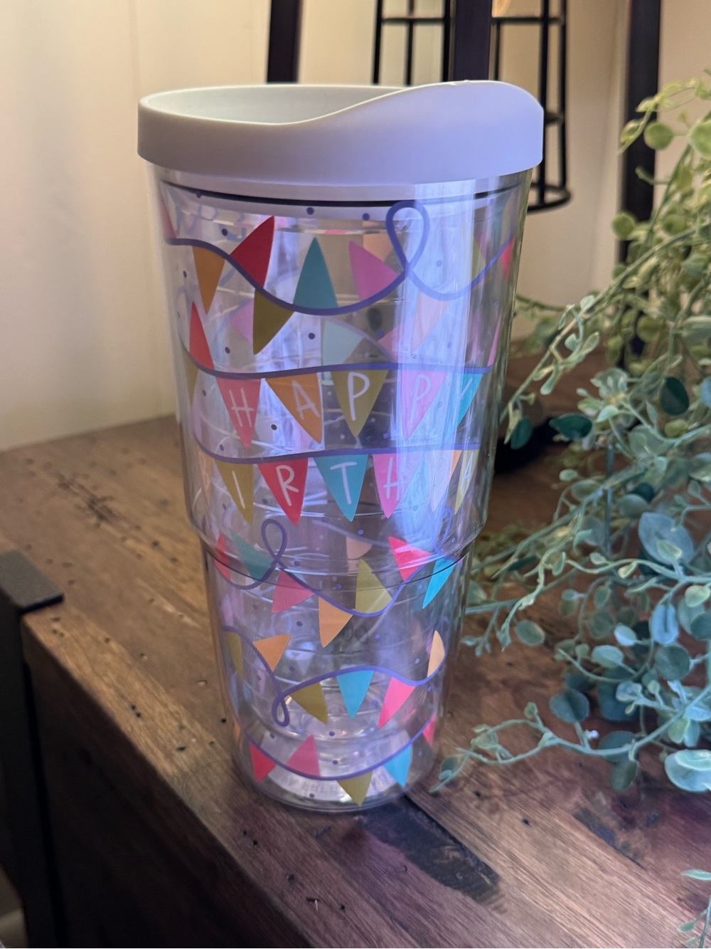 TERVIS COTON COLORS HAPPY EVERYTHING LAURA JOHNSON NOTHING BUNDT CAKE TUMBLER CU